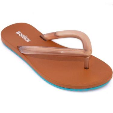 Imagem de Chinelo Melissa Flip Flop Airflow Sandália Original 37942 Cor:LaranjaT