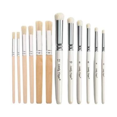 Imagem de Conjunto De Pincéis De Detalhe Miniatura Para Acrílicos, Aquarela, Fig