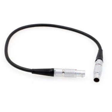 Imagem de HangTon Cabo de alimentação para Gimbal Ronin 2 para câmera FUJIFILM GFX ETERNA 55, 6 pinos macho para fêmea 4 pinos, 50 cm