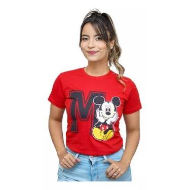 Imagem de Camiseta Feminina Personagem Desenho Animado Micke Mouse - Dinka, p, V