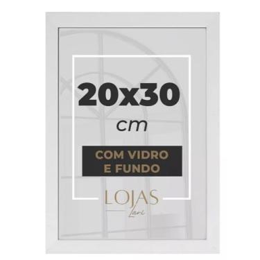 Imagem de 1 unidade Moldura 20x30cm Vidro Certificado Diploma Fotografia (Branco)