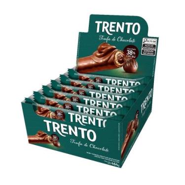 Imagem de Chocolate Trento Wafer Trufa 29g - Embalagem com 16 Unidades
