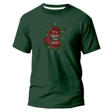 Imagem de Camiseta Algodão Premium Estampa Digital Ramos de Flores DTF - Pavesi,
