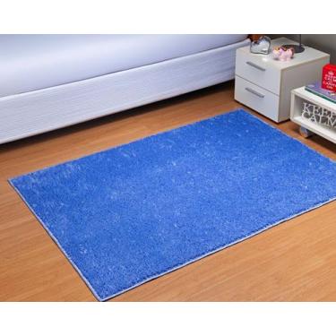 Imagem de Tapete 1,00x1,50 toque super macio não risca piso sala quarto pousada 