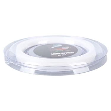 Imagem de aqxreight Corda de Badminton de Nylon 0,72 Mm 200m - Linha de Raquete de Alta Elasticidade para Treinamento e Partidas - Corda de Reposição para Jogadores Avançados - BX 650 (Branco)