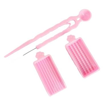 Imagem de Vaveren Kit com 3 peças de ferramentas para mini miçangas de fusão de 2,6 mm: ferramentas de ferro para seleção de miçangas, placa alinhadora e bandeja de, Rosa