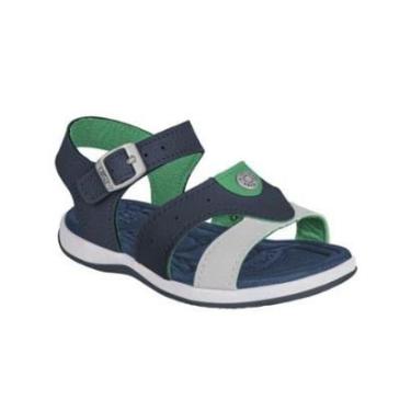 Imagem de Sandália Infantil Bebê Equilíbrio Marinho Verde Kidy 001-1046-1359-Masculino