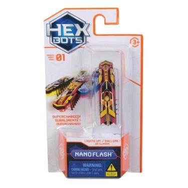 Imagem de Brinquedo Sensorial Hexbots Mini Robo Nano Flash Sortido - Sunny 3920 
