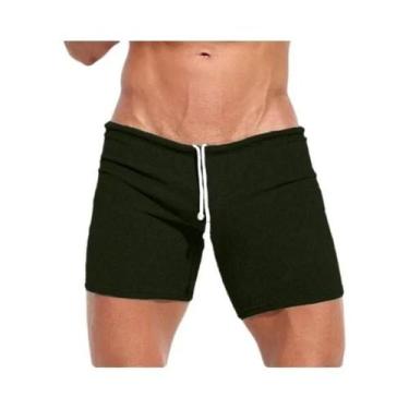 Imagem de Shorts De Praia Masculinos Casuais De Verão Respirável Com Cordão Em C