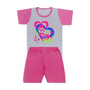 Imagem de Pijama Blusa de Coração e Short - Big Bless-Feminino