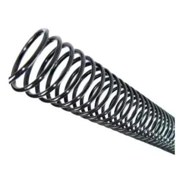 Imagem de Espiral para Encadernação Preto 33 mm para 250 folhas 25un - Cassmar 