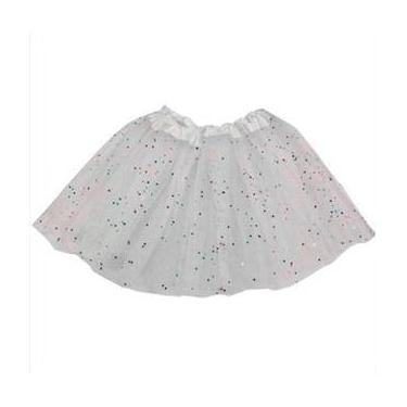 Imagem de Saia tule com brilho P/festa Carnaval Bailarina e Fantasia 40cm compri