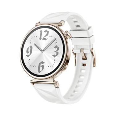 Imagem de Pulseira De Silicone Oficial Para Huawei Watch GT5 GT4 41MM 42MM Com P