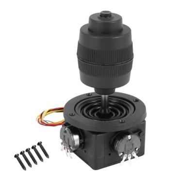Imagem de 1 botão de potenciômetro de joystick de 4 eixos para JH-D400X-R4 10K 4D preto com controle de máquina de automação de fio