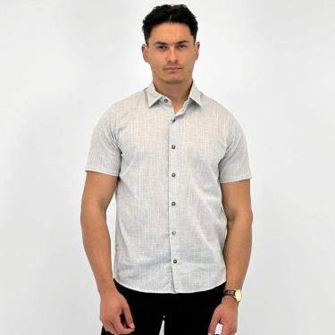 Imagem de Camisa Ogochi Slim Manga Curta Masculina-Masculino