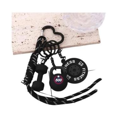 Imagem de Chaveiro Mini Haltere 3D Para Mulheres, Pingente De Bolsa De Fitness, 