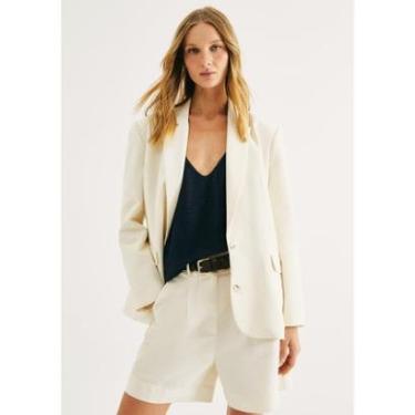 Imagem de Blazer Feminino Oversized Com Linho-Feminino