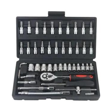 Imagem de Kit De Ferramentas Para Reparação De Carros Com 46 Peças, Conjunto De 