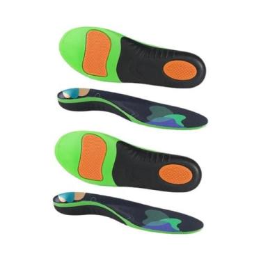 Imagem de Palmilhas Ortopédicas Unissex Para Pés Planos, Confortáveis, Com Supor