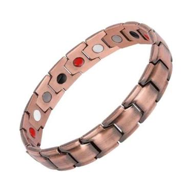 Imagem de Pulseira Magnética De Cobre Para Homens, Alívio Da Dor Da Artrite, Joi
