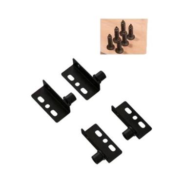 Imagem de Dobradiças De Canto Ocultas Em L Para Portas De Armários, Estantes E G