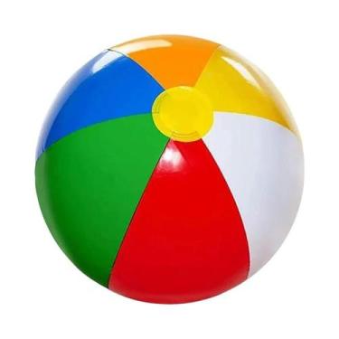 Imagem de Bolas De Praia Infláveis Arco-Íris De 12 E 16 Polegadas, Brinquedos Du