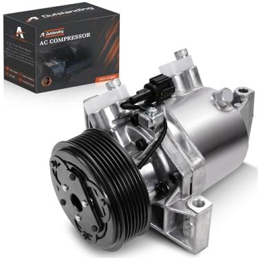 Imagem de Compressor A/C compatível com Nissan Versa 1.6L 2012-2018 e Nissan Versa Note 1.6L 2014-2019 Substituição do compressor de ar condicionado # EG892 57892 58892