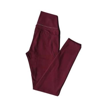 Imagem de Calças De Yoga De Cintura Alta Com Efeito Push-Up Para Mulheres, Leggi