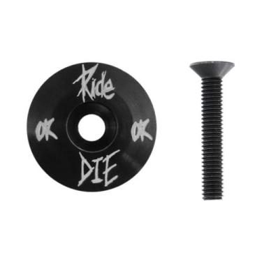 Imagem de Tampa Superior De Caixa De Direção De Bicicleta Em Titânio Com Parafus