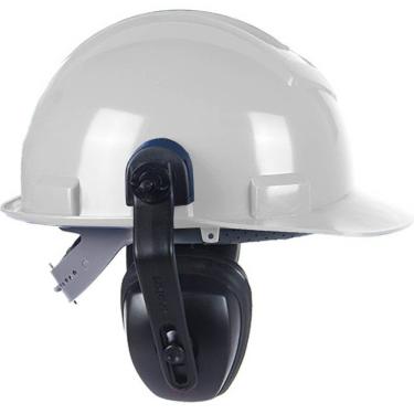 Imagem de Capacete Branco Com Abafador - 3180 - Ledan