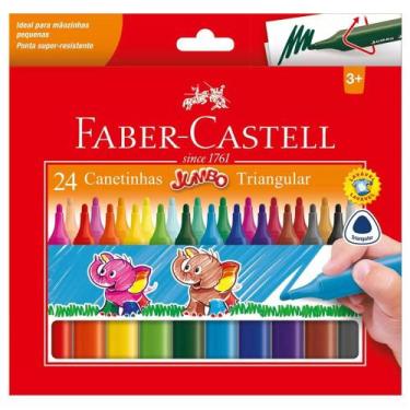 Imagem de Caneta Hidrog. Jumbo Tri 15.0224J 24 Cor Faber Castell
