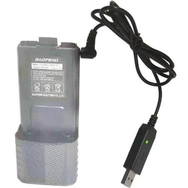 Imagem de Cabo Carregador De Bateria USB Para Baofeng UV-5R 5RA 5RB BF-UVB3 plus