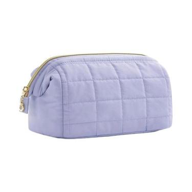 Imagem de Bolsa De Maquiagem Portátil Dobrável De Grande Capacidade Para Viagem 