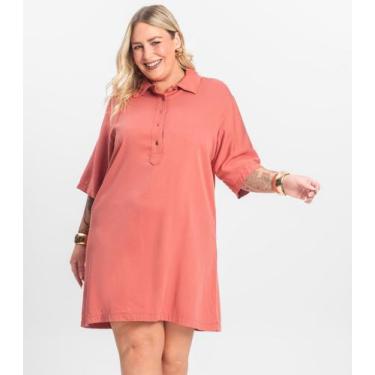 Imagem de Vestido Midi Plus Size Secret Glam Laranja, Plus G4, Laranja