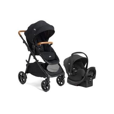 Imagem de Carrinho de Bebê Ginger com Bebê Conforto Rue e Base Chumbo Shale - Joie