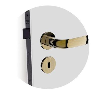 Imagem de Fechadura Interna Soprano Icaro Roseta Redonda Antique