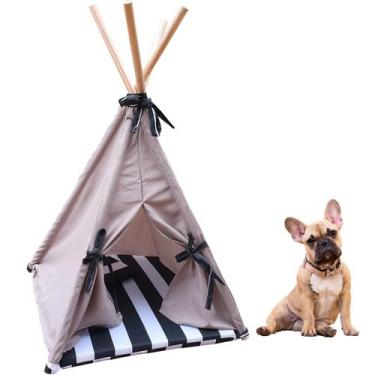 Imagem de Caminha Cabana Pet Toca Oca Tenda Cama Cachorro Gato Cão M - Pet Best