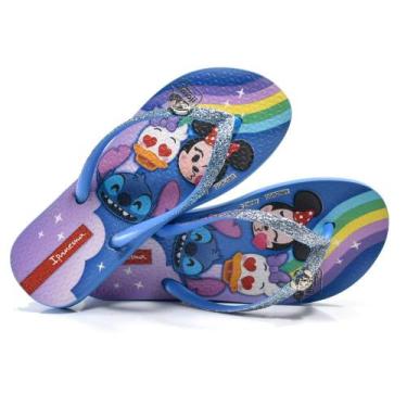 Imagem de Chinelo Infantil de Menina Ipanema Disney Glam do 23 ao 34, 25/26, Azu