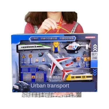 Imagem de Conjunto De Brinquedos De Engenharia Para Crianças: Escavadeira, Aeron