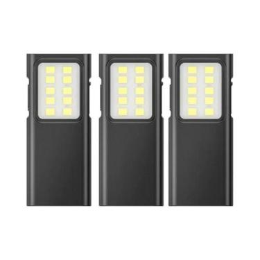 Imagem de Lanterna COB Recarregável Multifuncional Tipo-C Luz Noturna Para Corri