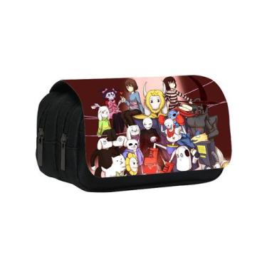 Imagem de Bolsa de lápis Undertales Papyrus Poliéster de Grande Capacidade 140g 