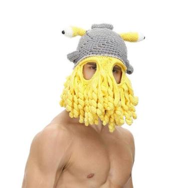 Imagem de Chapéu de fantasia Funny Octopus Cosplay Party Cap, capacete unissex -