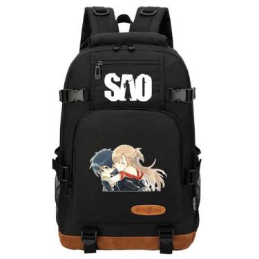 Imagem de Mochila escolar Swords Online para crianças Oxford Cloth - yiweisai