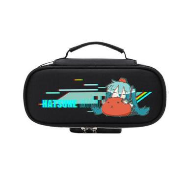 Imagem de Bolsa de lápis Hatsune Miku Anime Caixa de lápis impermeável 20x6x8cm 