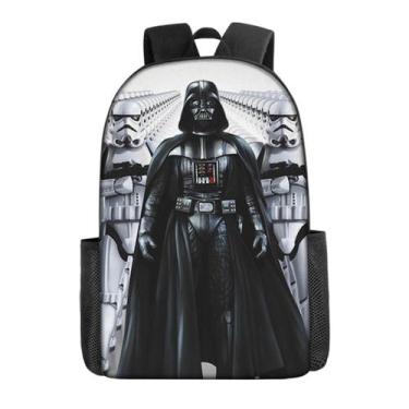 Imagem de Mochila escolar infantil Darth Vaders 3D Oxford 29x16x42cm - yiweisai