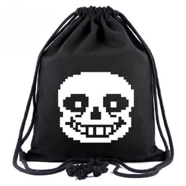 Imagem de Mochila com cordão Anime Undertale com impressão 3D para crianças - yi