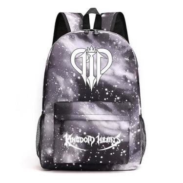Imagem de Mochila Kingdoms Hearts Ki para Kids School Oxford 31x14x42cm - yiweis