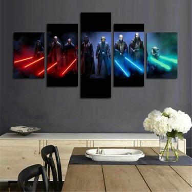 Imagem de Pôster de 5 painéis Darth Vader Anakin Skywalker Anime 30x40cm - yiwei