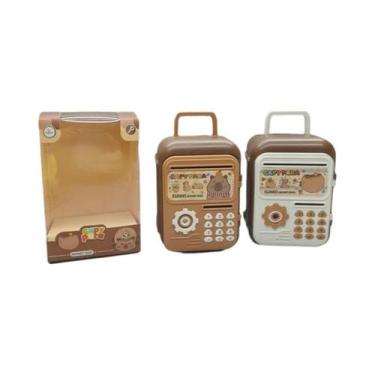 Imagem de Cofrinho Kawaii Stitch, Caixa De Armazenamento De Dinheiro Anime, Brin