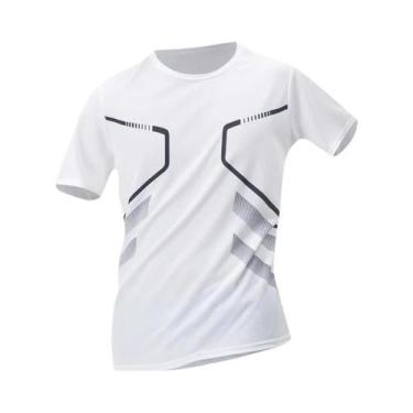 Imagem de Camiseta Fitness Masculina plus Size De Secagem Rápida Com Estampa, Ma